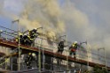 Dachstuhlbrand Koeln Poll Geislarerstr P097